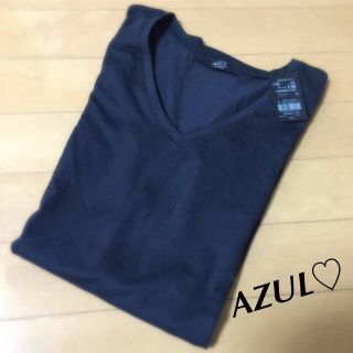 アズールバイマウジー(AZUL by moussy)のAZUL新品Vネック♡Tシャツ(Tシャツ(長袖/七分))