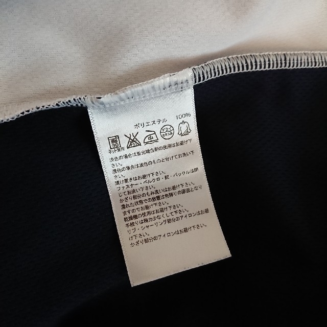 adidas(アディダス)の(美品)アディダス 半袖トップス ネイビーMサイズ レディースのトップス(Tシャツ(半袖/袖なし))の商品写真