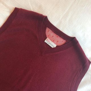 レッドヴァレンティノ(RED VALENTINO)のRED VALENTINO/新品ボルドーニットトップス(タンクトップ)