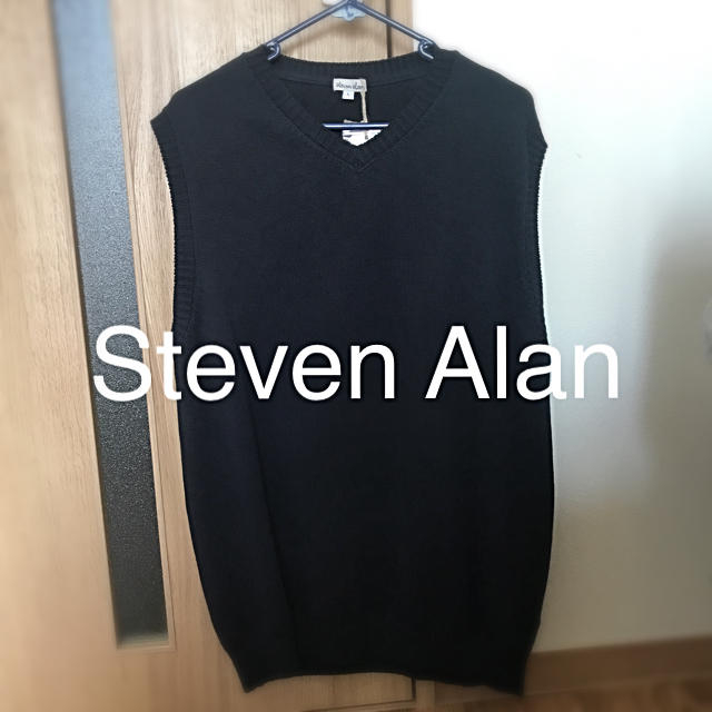 steven alan(スティーブンアラン)のSteven Alan ニットベスト ネイビー メンズのトップス(ベスト)の商品写真