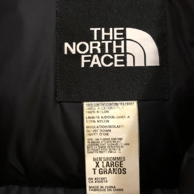 THE NORTH FACE(ザノースフェイス)のヌプシ マンゴーオレンジXL メンズのジャケット/アウター(ダウンジャケット)の商品写真