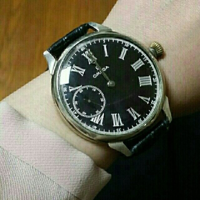 Omega Omega オメガ アンティーク腕時計手巻きローマ数字文字盤の Omega Omega オメガ アンティーク腕時計手巻きローマ数字文字盤の