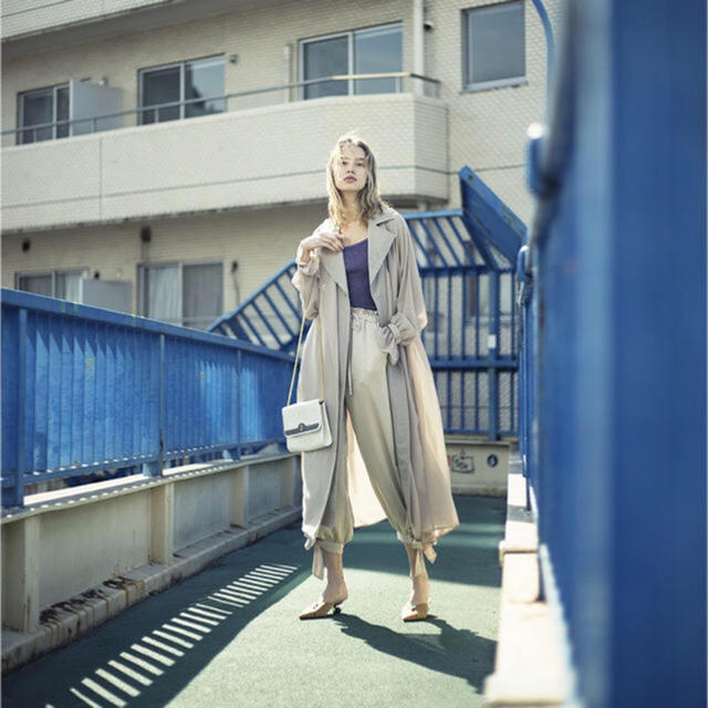 ジャケット・アウター Ameri VINTAGE SHEER LAYERED COAT SHEER LAYERED COAT Amerivintage
