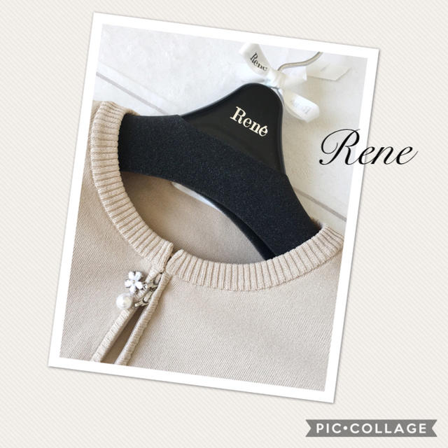 René(ルネ)の美品♡Rene  ルネ カーディガン Wジップ ジルコニア /フォクシー レディースのトップス(カーディガン)の商品写真