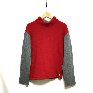 アルマーニ(Armani)のARMANI-Raglan Switching High Neck P/O(ニット/セーター)