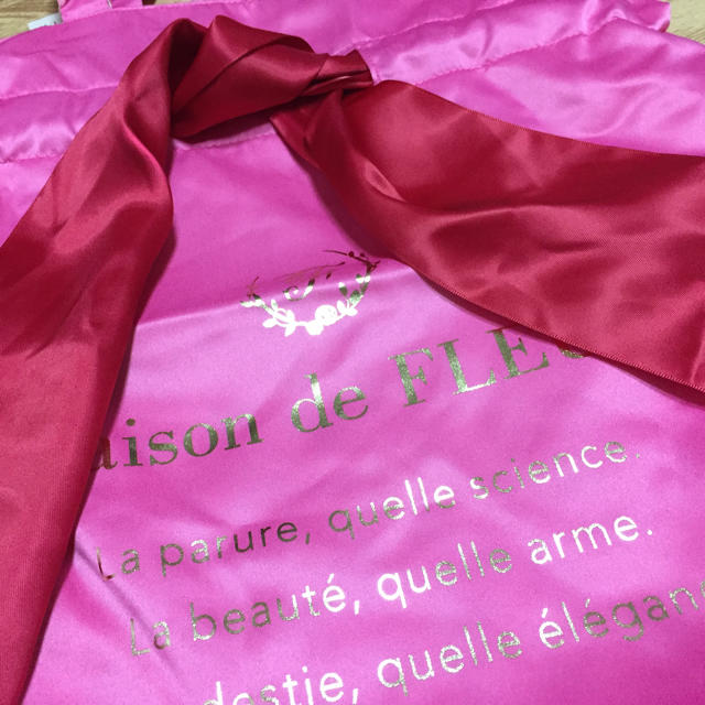 Maison de FLEUR(メゾンドフルール)のメゾンドフルール リボントートバッグ ピンクマニア トート レディースのバッグ(トートバッグ)の商品写真