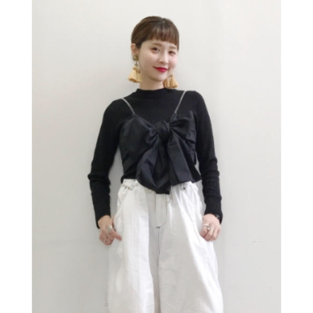 MIYAO × Ray BEAMS / リボン ビスチェ - キャミソール MIYAO × Ray BEAMS / リボン ビスチェ - キャミソール
