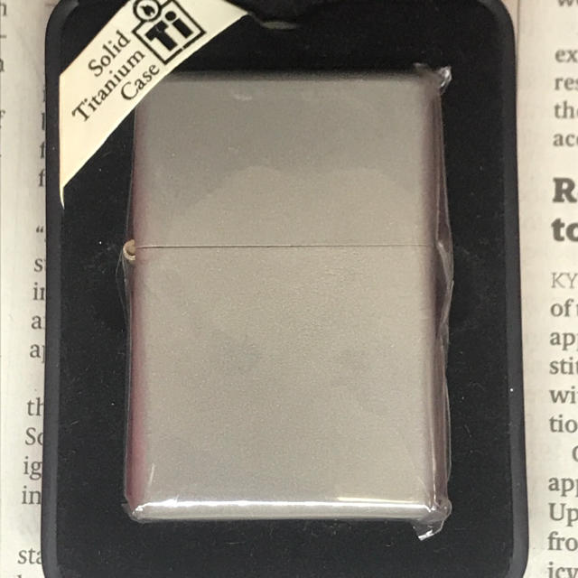 ファッション小物Zippo ソリッドチタン  プレーン