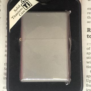 zippo ソリッドチタン