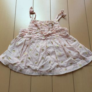 ベビーギャップ(babyGAP)のbabyGap ベビーギャップ ワンピース ピンク 60(ワンピース)