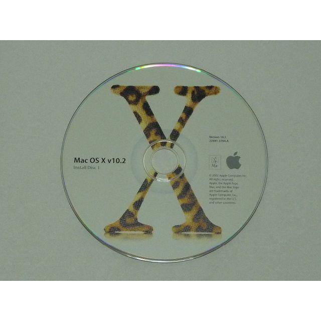 Apple(アップル)のMacOS X 10.2 (CD-ROM)[２枚組] スマホ/家電/カメラのPC/タブレット(PCパーツ)の商品写真