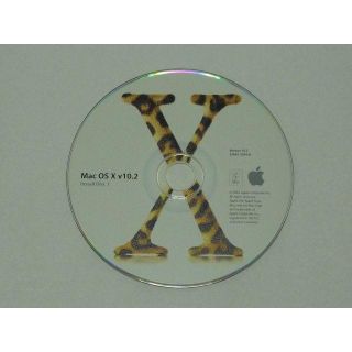 アップル(Apple)のMacOS X 10.2 (CD-ROM)[２枚組](PCパーツ)