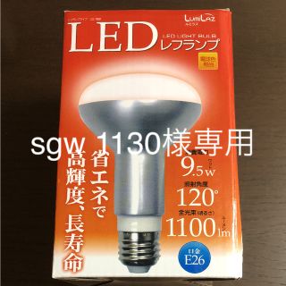 LED レフ球 100W 相当 2つ(蛍光灯/電球)