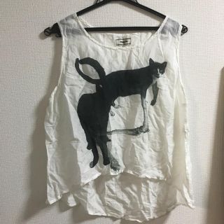 クライ(Cry. STORE)のCRY★mugiiaネコタンクトップ(タンクトップ)