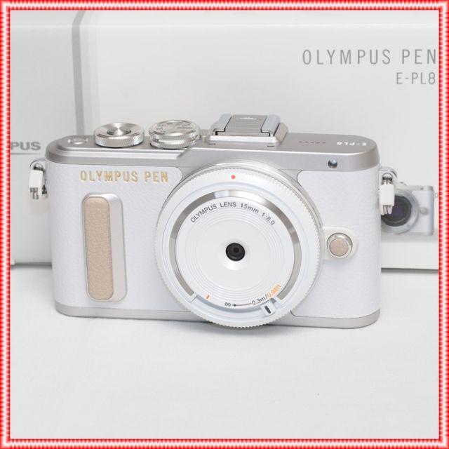 レンズキッ OLYMPUS E-PL8☆Wifi搭載＆自撮りの通販 by アットスマイル ...