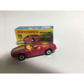 英国製マッチボックス 32 マセラティボーラ(ミニカー)