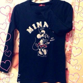 ディズニー(Disney)のminnie♡ ロングＴシャツ(Tシャツ(長袖/七分))