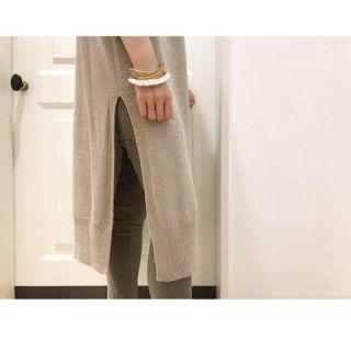 Deuxieme Classe Liry Linen スリットカーディガン