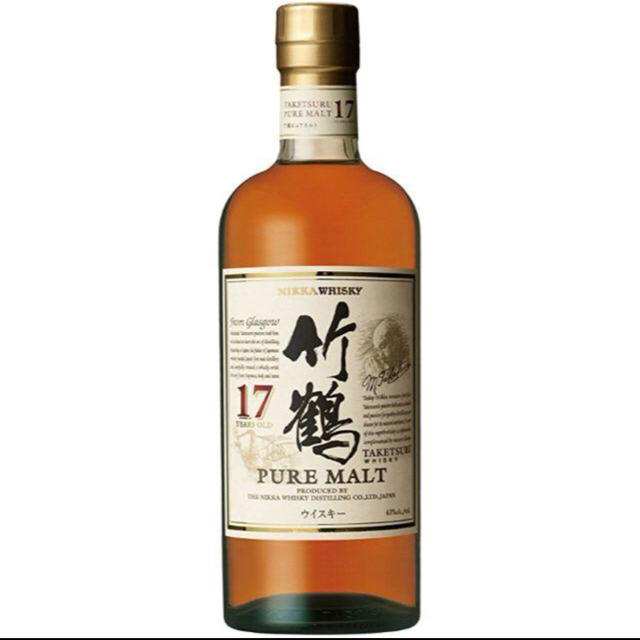最安値SALE】ニッカウヰスキー - 竹鶴17年 ピュアモルト 700mlの通販