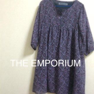 ジエンポリアム(THE EMPORIUM)の花柄ワンピ(ひざ丈ワンピース)