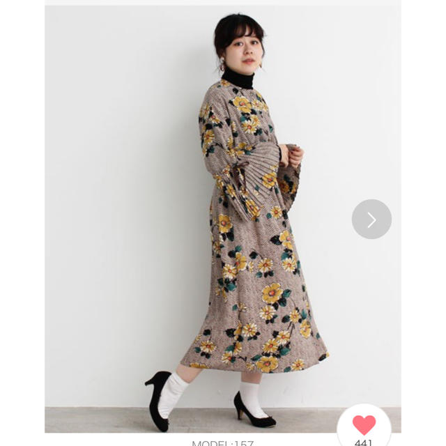 Dot&Stripes CHILDWOMAN(ドットアンドストライプスチャイルドウーマン)のいぬさま 専用🧡 レディースのワンピース(ロングワンピース/マキシワンピース)の商品写真