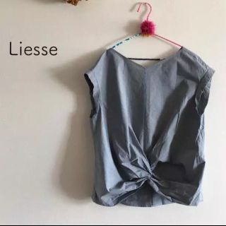 メルローズ(MELROSE)のLiesse☆シャンブレートップス☆(カットソー(半袖/袖なし))