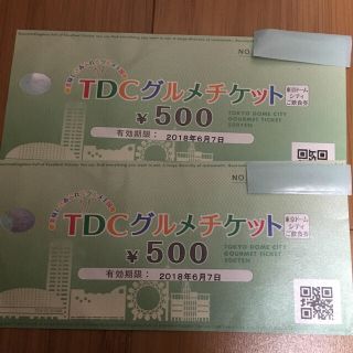 東京ドームシティ 食事券 1000円分 [ TDCグルメチケット ](遊園地/テーマパーク)