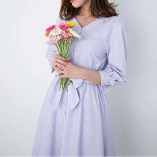 プロポーションボディドレッシング(PROPORTION BODY DRESSING)のPROPORTION BODY DRESSING＊サッシュシャツワンピース(ひざ丈ワンピース)