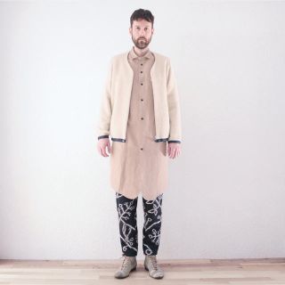 オータ(ohta)の16AW ohta オオタ beige long jacket ロングシャツ(シャツ)