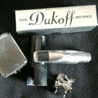 アルトサックス用MP Bobby Dukoff D5・締め金はハリソン銀メッキ(サックス)