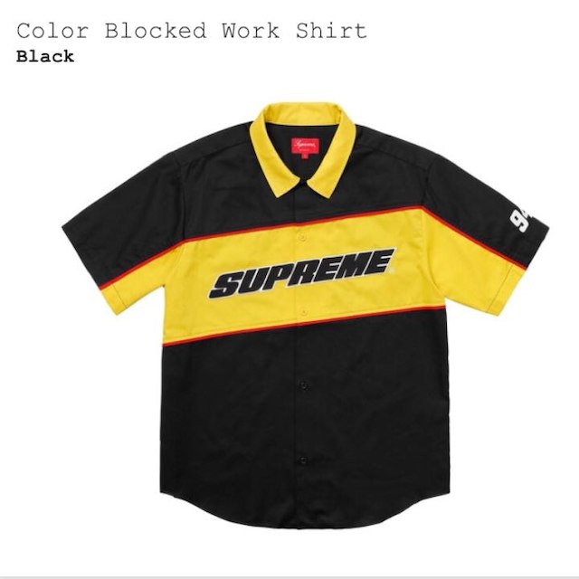 Supreme(シュプリーム)の最安値！supreme Color Blocked Work Shirt メンズのトップス(シャツ)の商品写真