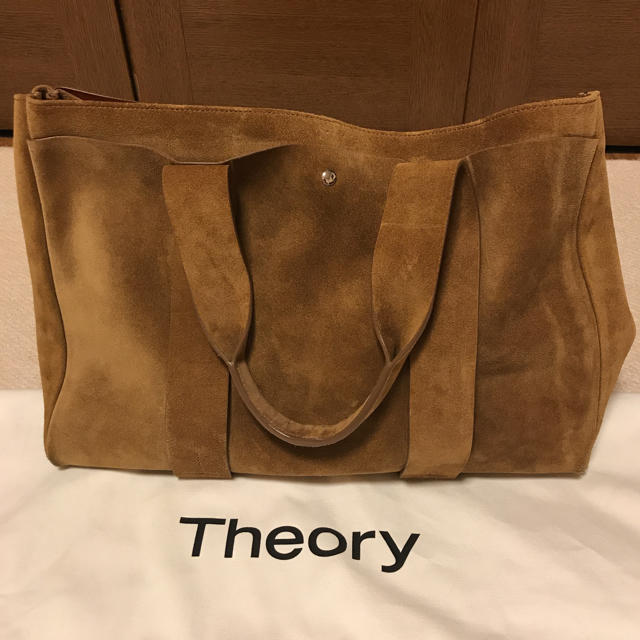 theory(セオリー)の値下げ★超美品 THEORY セオリー大人気 スエードトートバッグ 茶 キャメル レディースのバッグ(トートバッグ)の商品写真