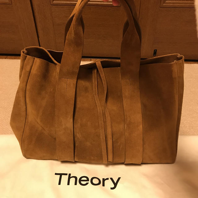 theory - 値下げ★超美品 THEORY セオリー大人気 スエードトートバッグ 茶 キャメルの通販 by starflower shop