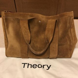 セオリー(theory)の値下げ★超美品 THEORY セオリー大人気 スエードトートバッグ 茶 キャメル(トートバッグ)