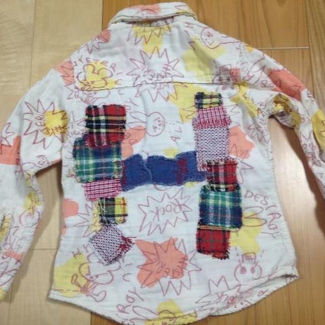 HYSTERIC GLAMOUR(ヒステリックグラマー)のヒスグラミニ95　長袖シャツ キッズ/ベビー/マタニティのキッズ服男の子用(90cm~)(Tシャツ/カットソー)の商品写真