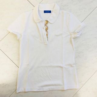 バーバリーブルーレーベル(BURBERRY BLUE LABEL)のブルーレーベル クレストブリッジ レディース ポロシャツ(ポロシャツ)