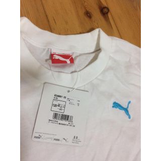 プーマ(PUMA)の新品 プーマ PUMA Tシャツ キッズ 子供 120 白 シャツ  トップス(Tシャツ/カットソー)