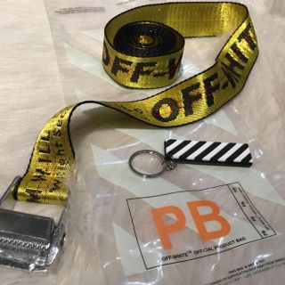 オフホワイト(OFF-WHITE)のoff-whiteロングベルト値下げ交渉受けます(ベルト)