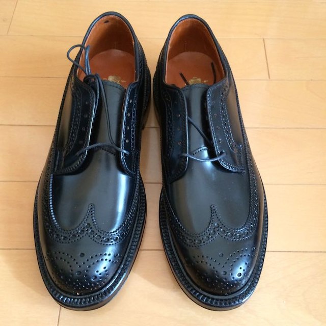 Alden(オールデン)の★新品★Aldenウイングチップ62/1E:Longwing♯9751コードバン メンズの靴/シューズ(ドレス/ビジネス)の商品写真