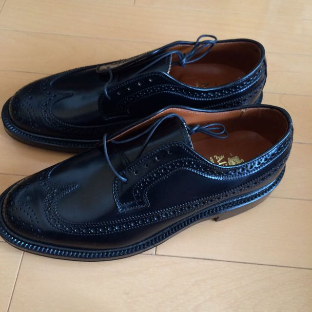 Alden(オールデン)の★新品★Aldenウイングチップ62/1E:Longwing♯9751コードバン メンズの靴/シューズ(ドレス/ビジネス)の商品写真