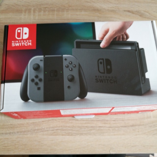 早い者勝ち‼️新品‼️任天堂switch 本体　グレー　店舗印あり‼️