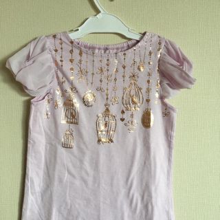 アナスイ(ANNA SUI)の半袖Tシャツ 女の子 アナスイ 120 薄ピンク(Tシャツ/カットソー)