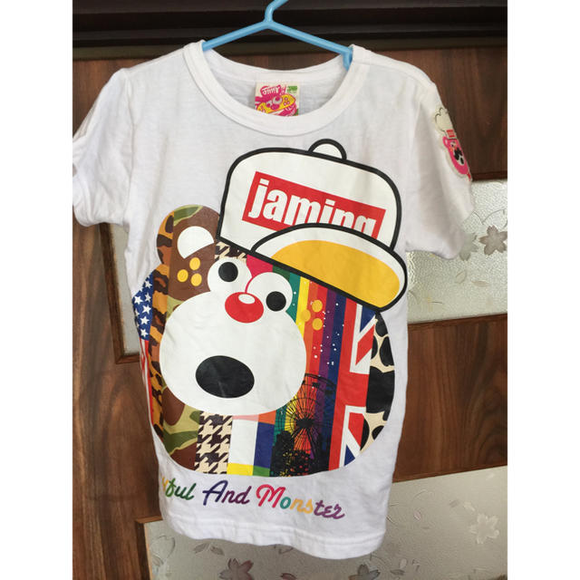 JAM(ジャム)のジャム 110 白のティシャツ キッズ/ベビー/マタニティのキッズ服女の子用(90cm~)(Tシャツ/カットソー)の商品写真