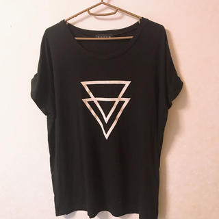 アンビー(ENVYM)のENVYM♡ツイントライアングルTシャツ(Tシャツ(半袖/袖なし))