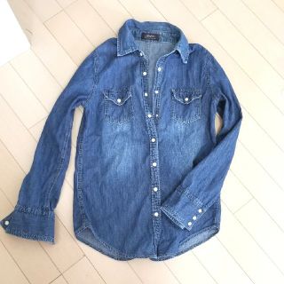 アズールバイマウジー(AZUL by moussy)のAZUL by moussy デニムシャツS(シャツ/ブラウス(長袖/七分))