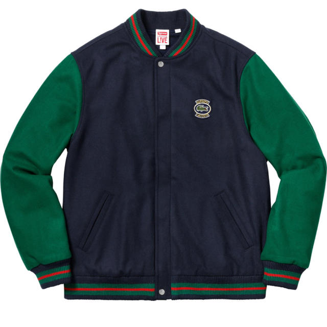 Supreme(シュプリーム)のSupreme Lacoste Wool Varsity Jacket メンズのジャケット/アウター(スタジャン)の商品写真