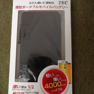 モバイルバッテリー(バッテリー/充電器)