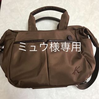 キタムラ(Kitamura)のミュウ様専用  キタムラ 茶 2wayバッグ(ショルダーバッグ)