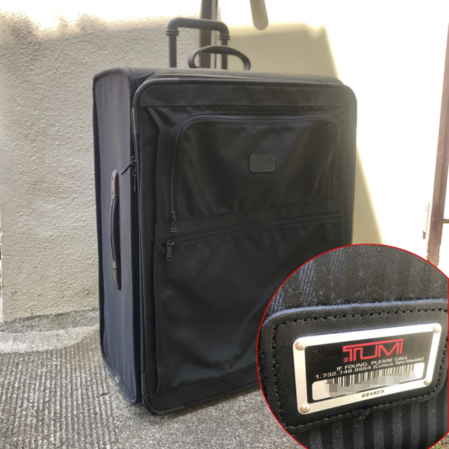 TUMI(トゥミ)のTUMIトゥミ 大型スーツケース 二輪 ガーメント2245D3 黒キャリーケース メンズのバッグ(トラベルバッグ/スーツケース)の商品写真