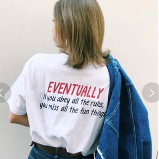 エヴリス(EVRIS)のEVRIS backロゴTシャツ(Tシャツ(半袖/袖なし))